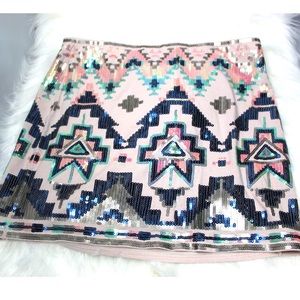 EXPRESS Sequin Mini Skirt- NWT XS
